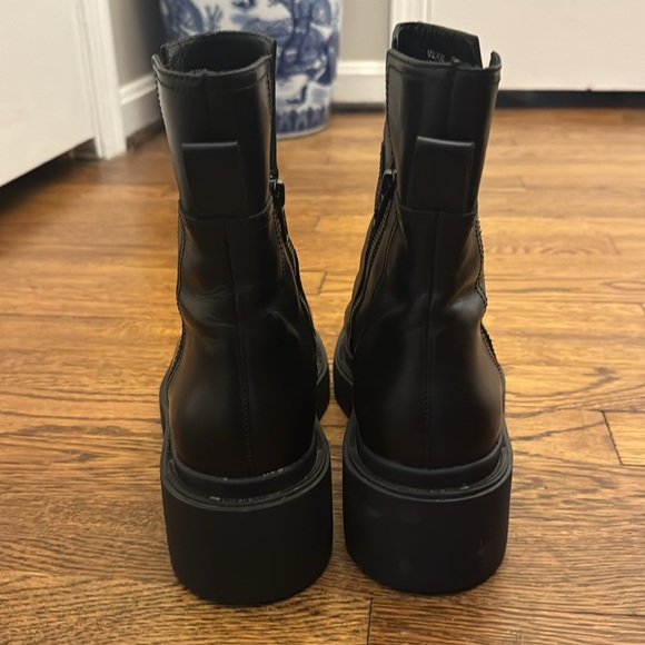 ASH brand, Melrose Lug Sole black leather booty - Picture 2 of 9